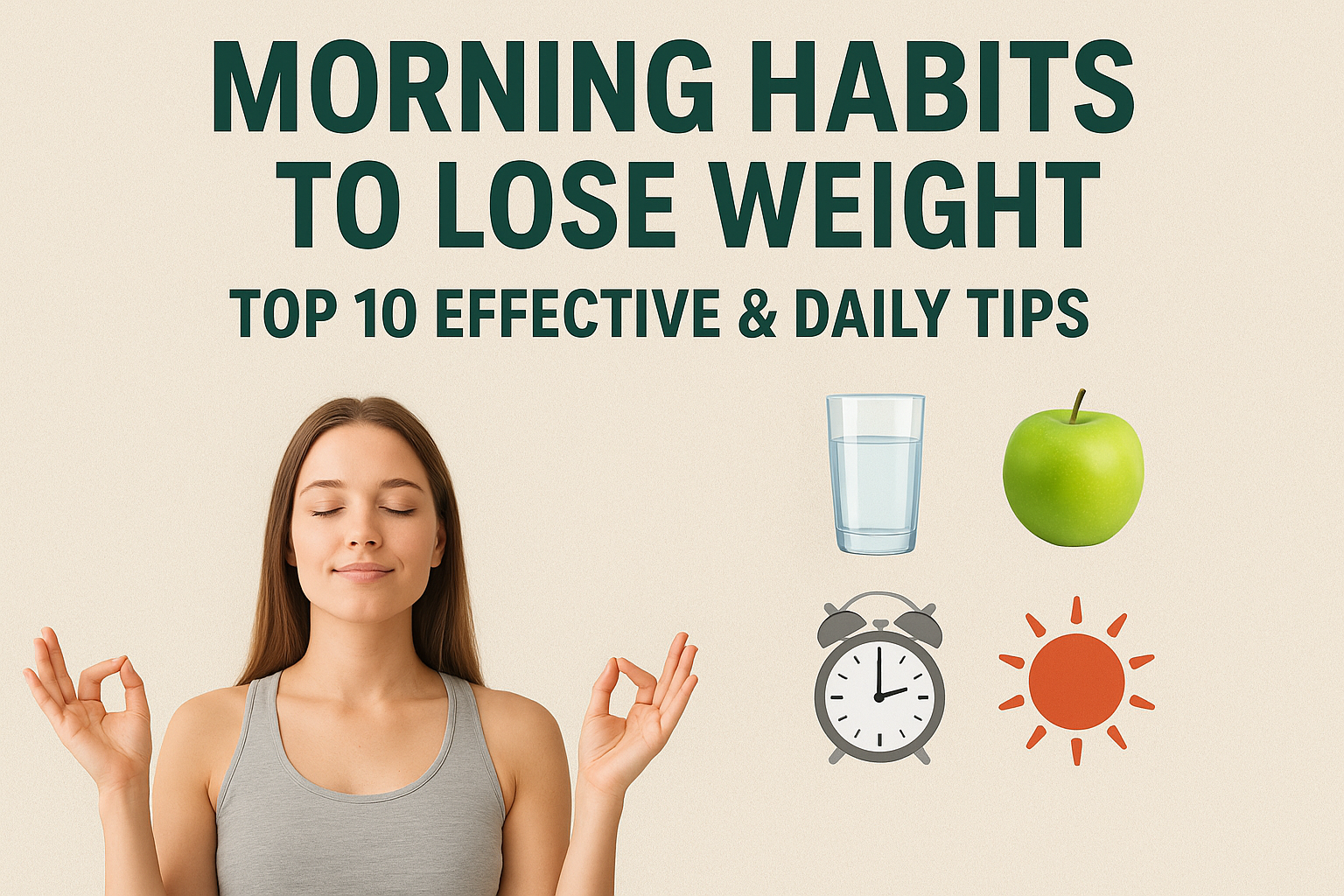 Morning Habits to Lose Weight
