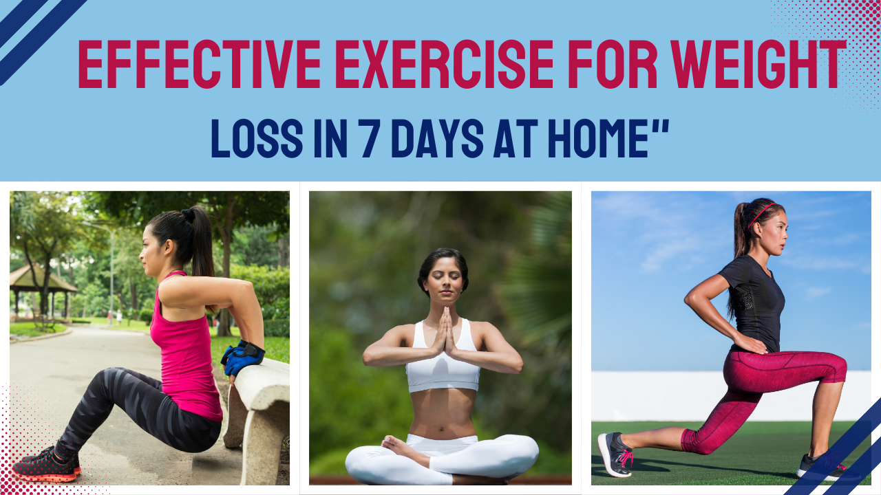 Exercise for weight loss in 7 days at home