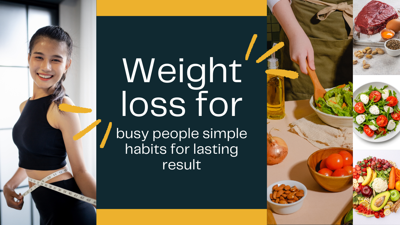 weight loss for busy people